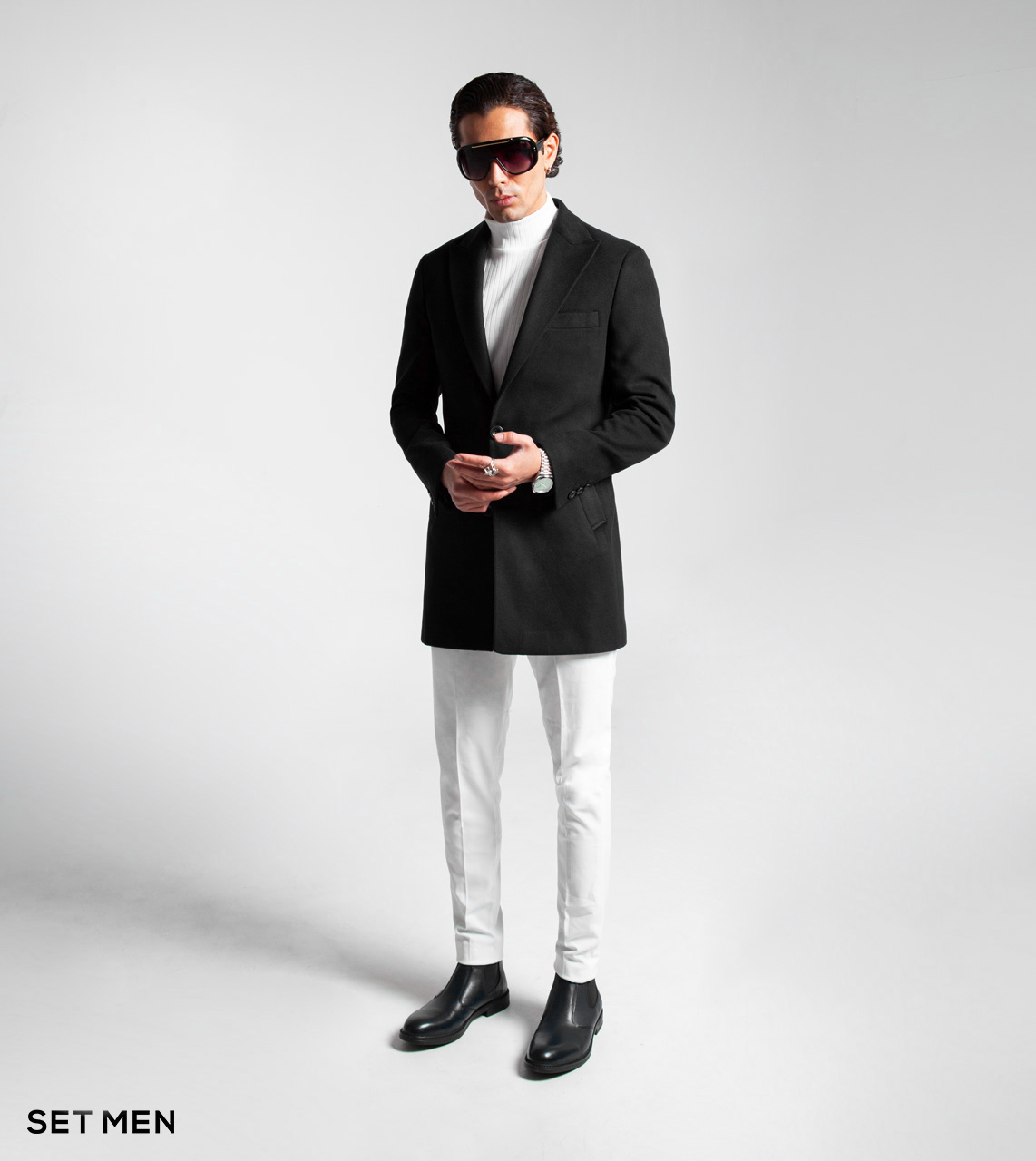 پالتو یقه بلیزر مردانه