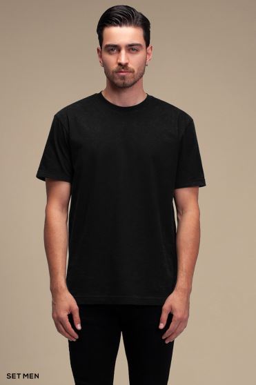 تیشرت مردانه یقه گرد آستین کوتاه