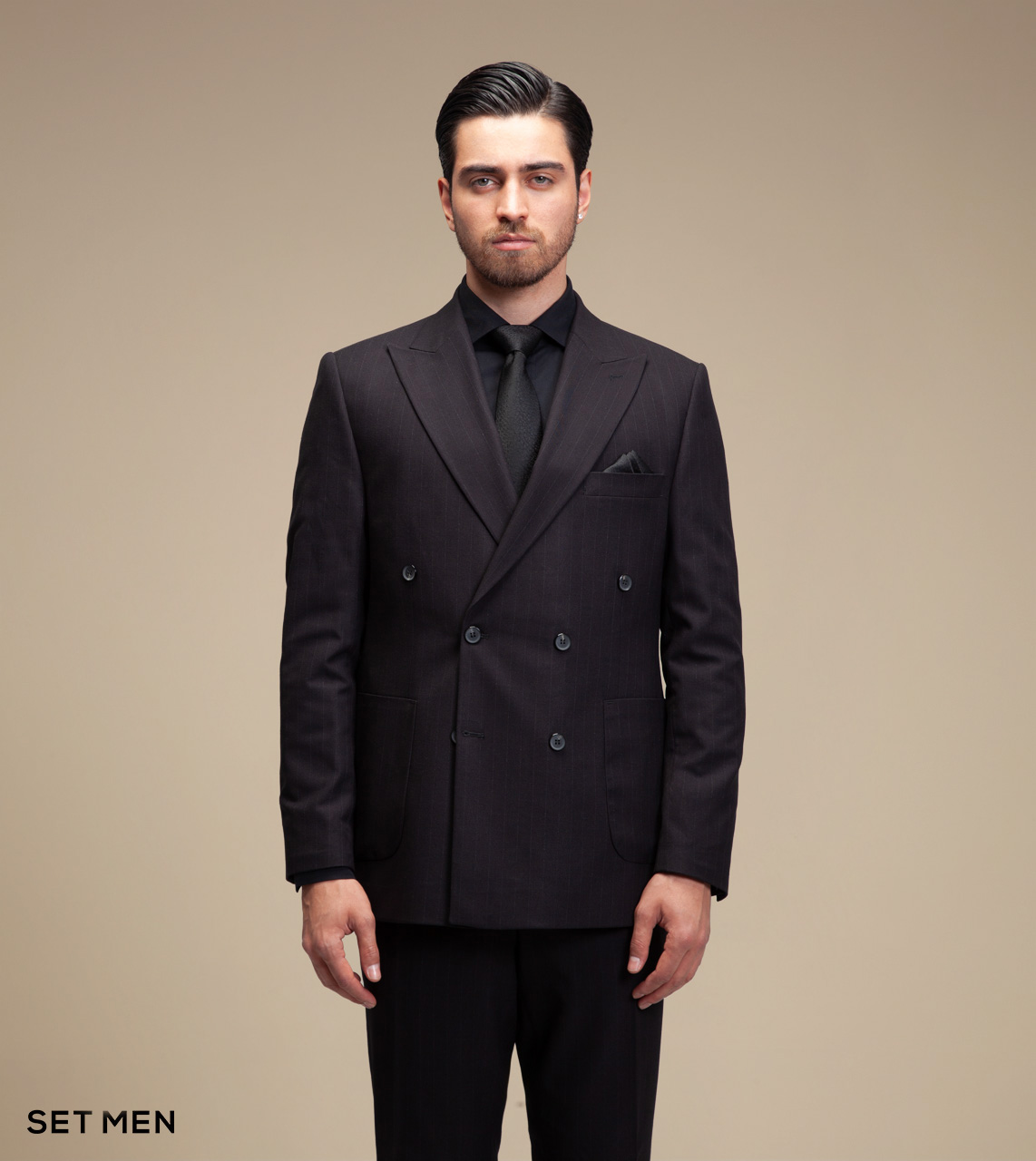 کت و شلوار دیپلمات دبل برست