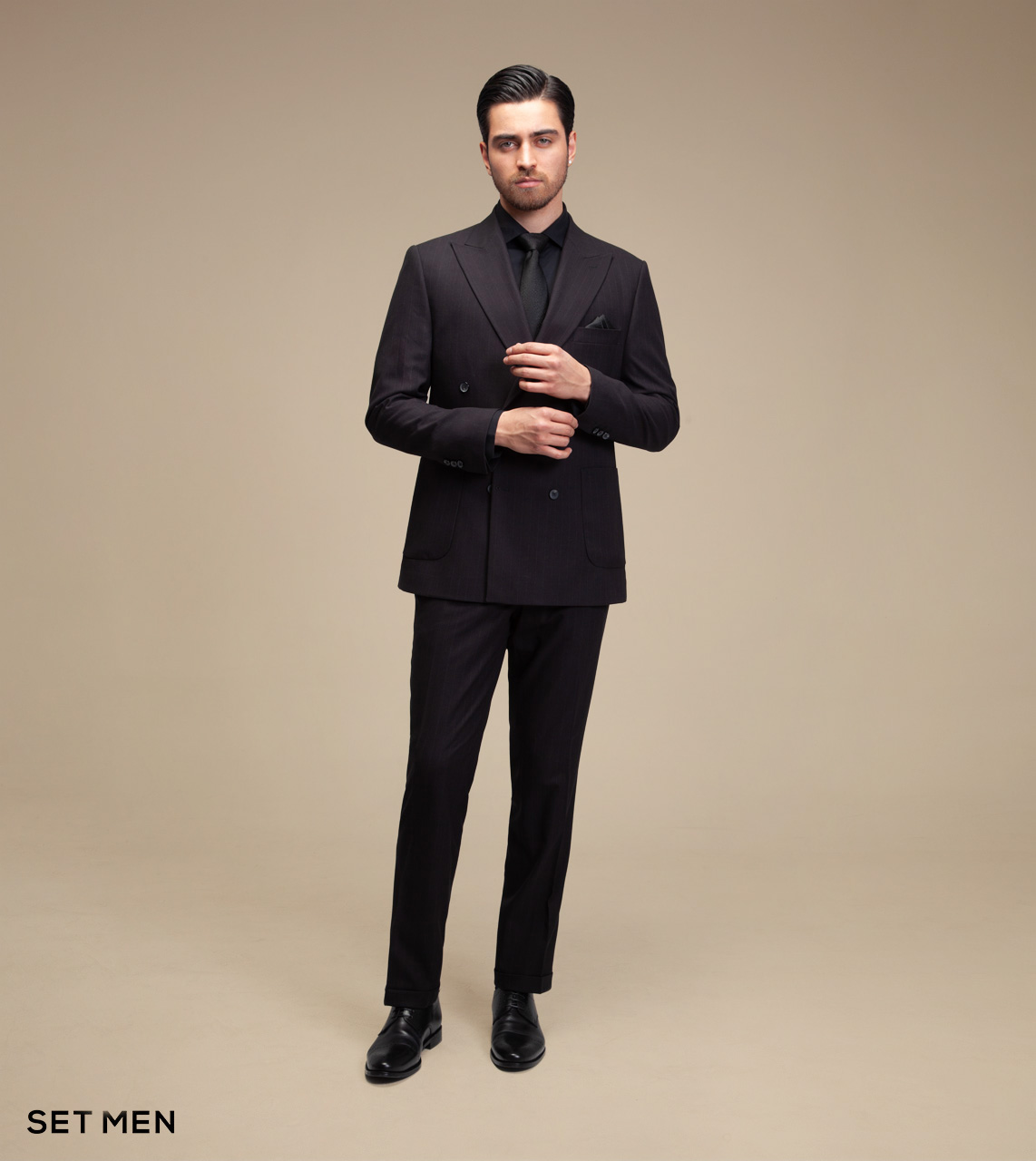 کت و شلوار دیپلمات دبل برست