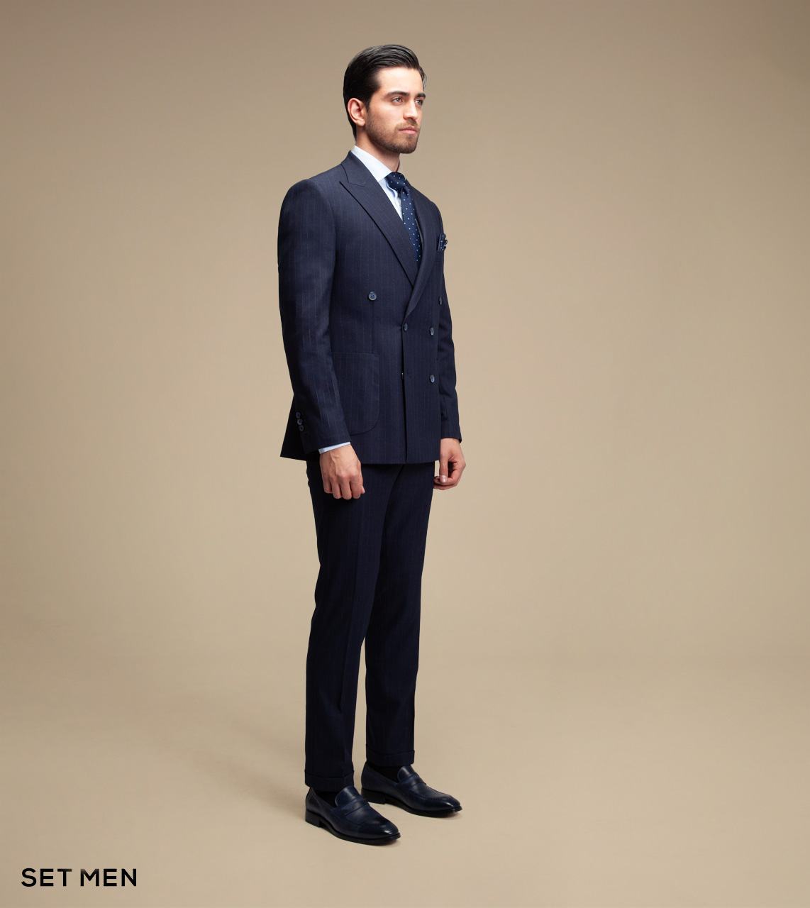 کت و شلوار دیپلمات دبل برست