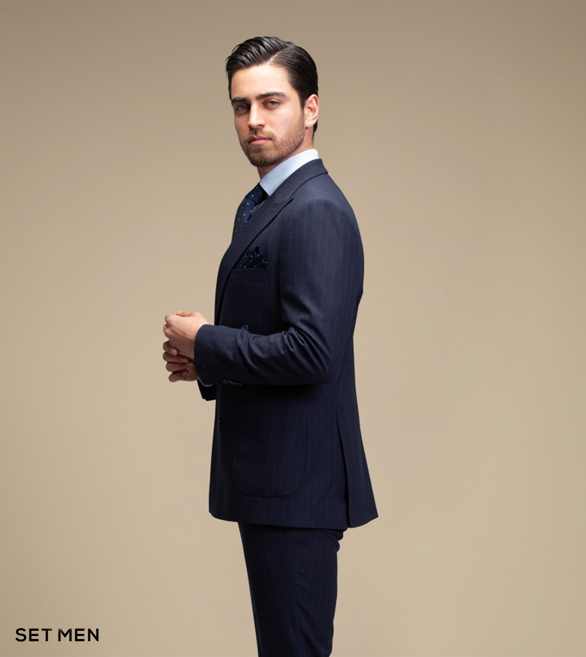 کت و شلوار دیپلمات دبل برست