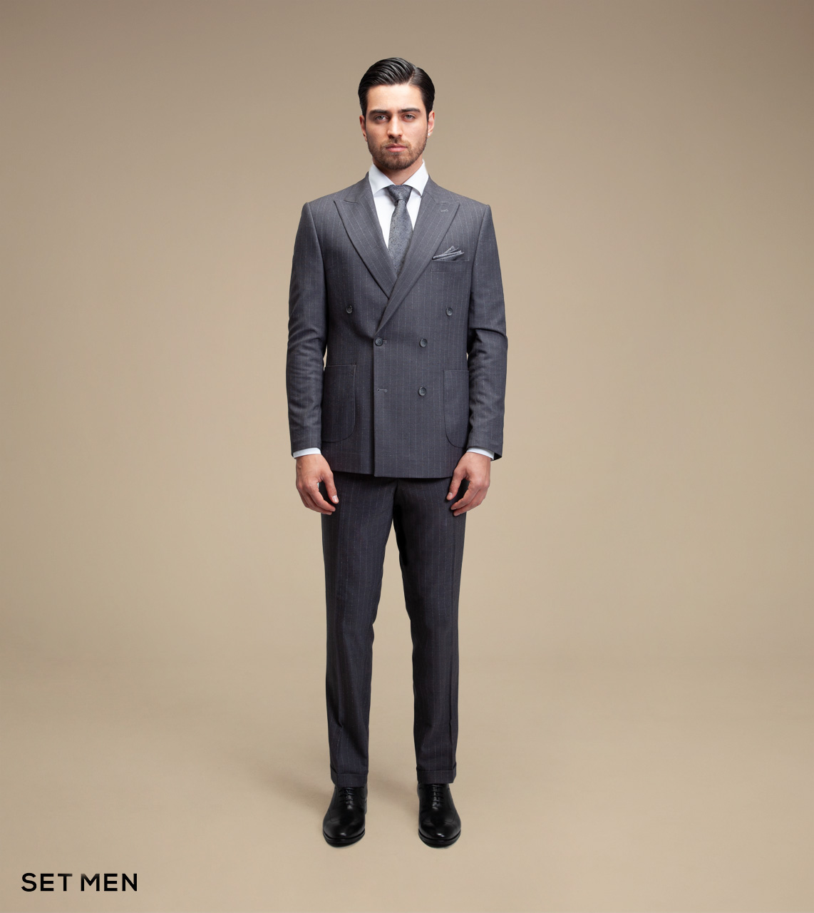 کت و شلوار دیپلمات دبل برست