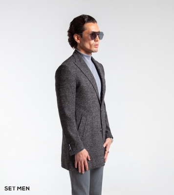 پالتو یقه بلیزر برفکی