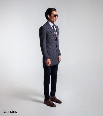 پالتو یقه بلیزر برفکی