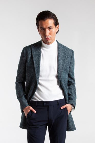 پالتو یقه بلیزر برفکی