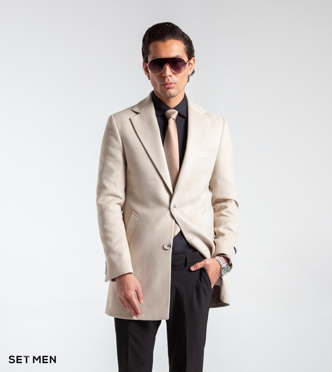 پالتو یقه انگلیسی مردانه