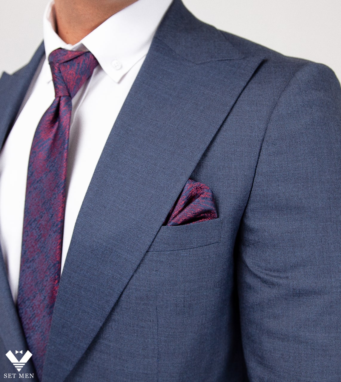 کت تک یقه بلیزر دوچاک تک دکمه