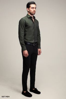 پیراهن مردانه آستین بلند ساده ست من