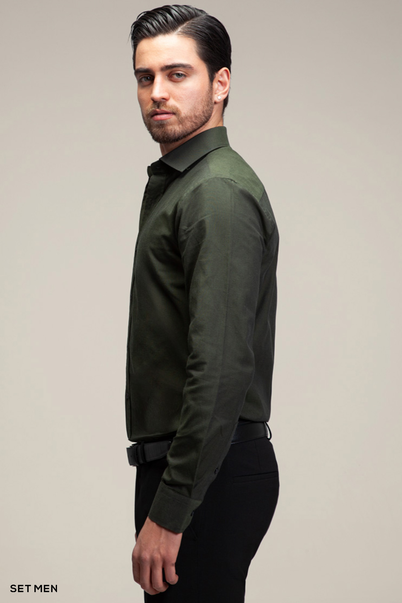 پیراهن مردانه آستین بلند ساده ست من