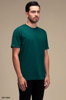 تیشرت مردانه یقه گرد آستین کوتاه