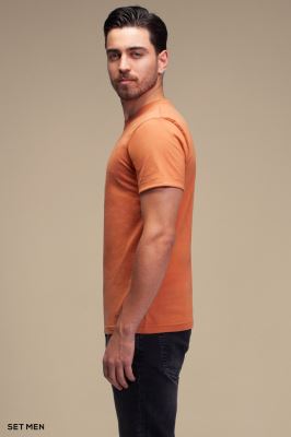 تیشرت مردانه یقه گرد آستین کوتاه