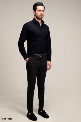 پیراهن مردانه آستین بلند ساده ست من