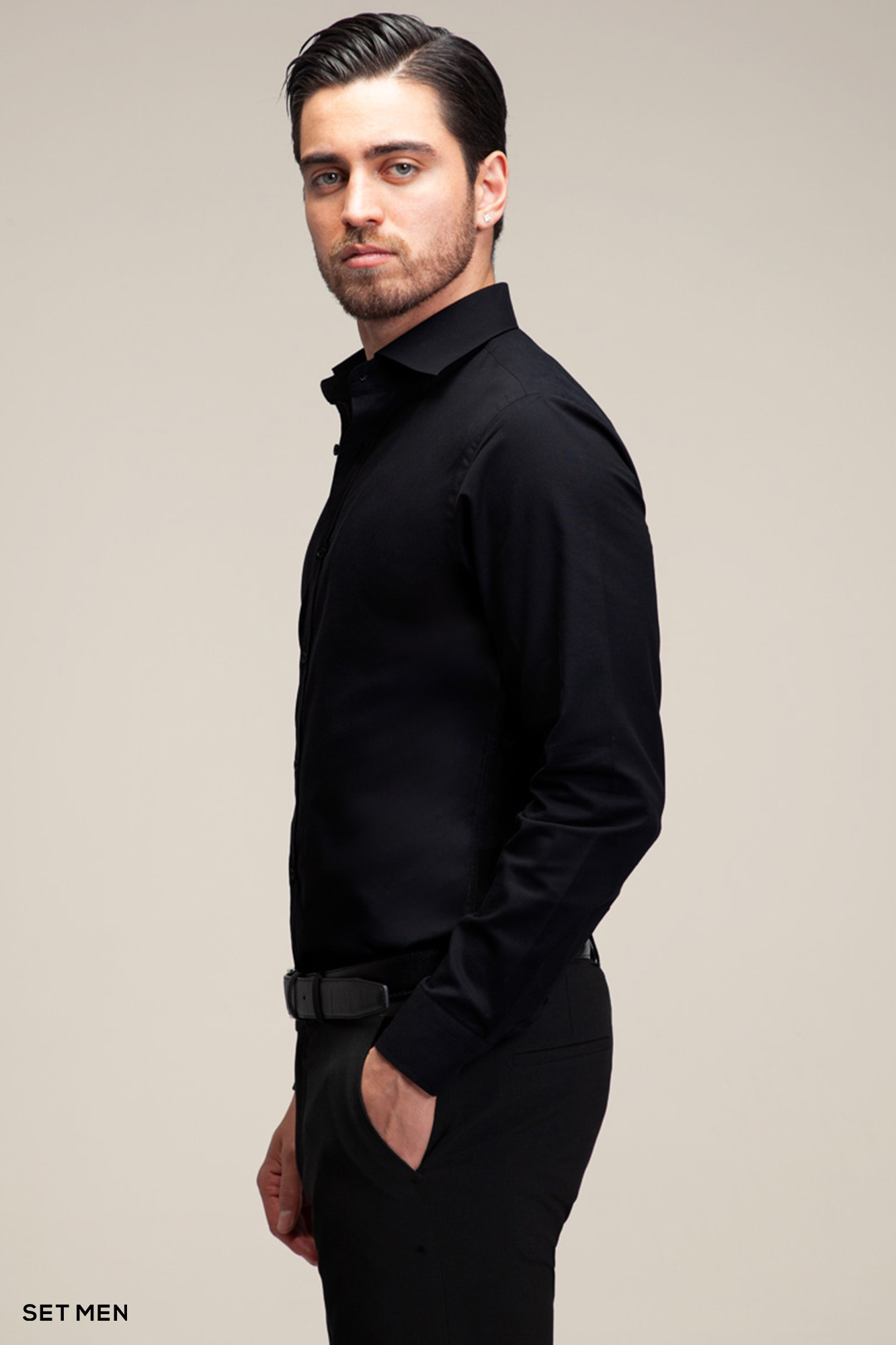 پیراهن مردانه آستین بلند ساده ست من