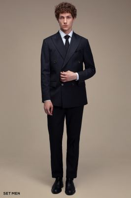 کت و شلوار دو تکه دبل برست