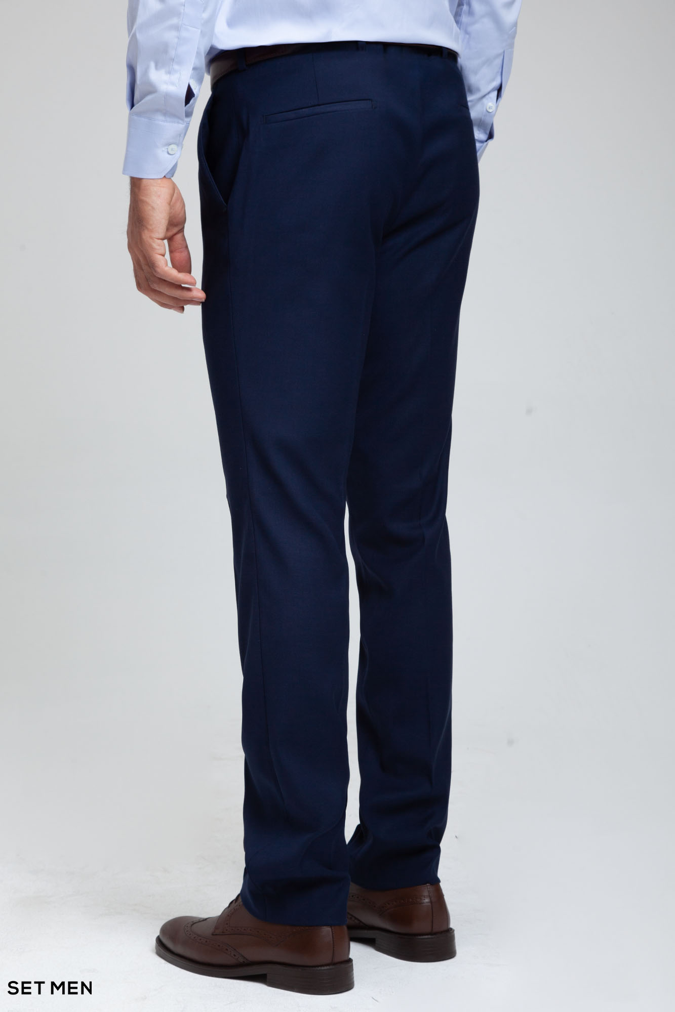 کت و شلوار مردانه سه تکه یقه بلیزر دو دکمه دو چاک