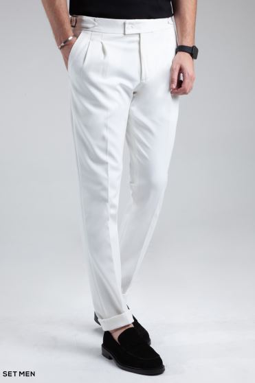 شلوار پارچه ای مردانه پیل دار