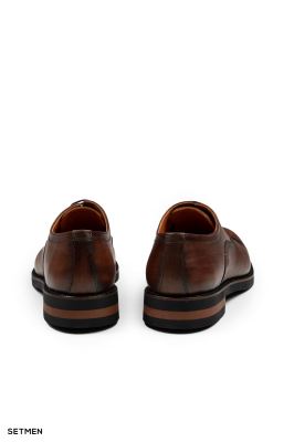 کفش مردانه چرم کلاسیک بنددار