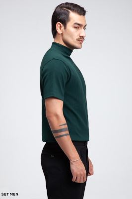 یقه اسکی آستین کوتاه