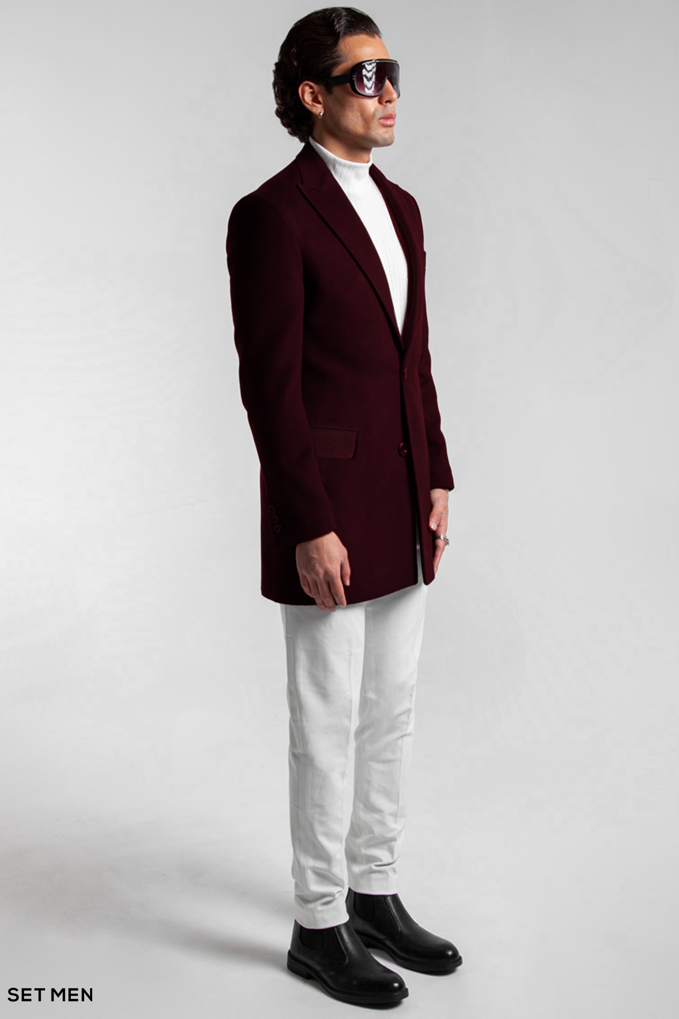 پالتو یقه بلیزر مردانه