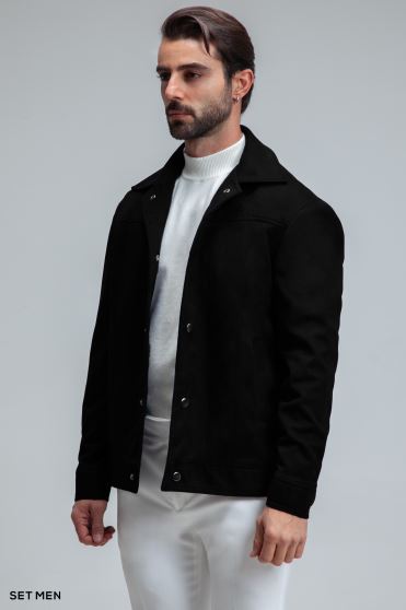 کاپشن جیر دکمه دار