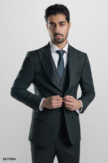 کت و شلوار مردانه سه تکه ژیله دورو