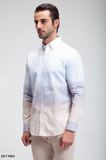 پیراهن مردانه لینن NATURAL TOUCH