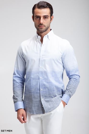 پیراهن مردانه لینن NATURAL TOUCH