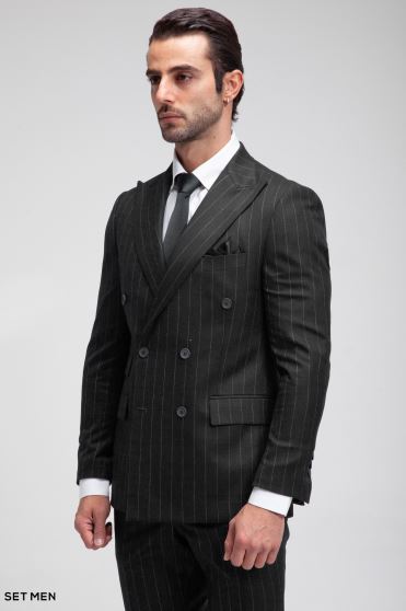 کت و شلوار مردانه شش دکمه دیپلمات