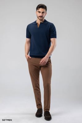 تیشرت یقه هفت بافت اولد مانی