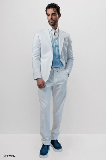 کت تک مردانه نیم آستر جیب پاکتی