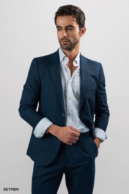 کت تک مردانه نیم آستر جیب پاکتی