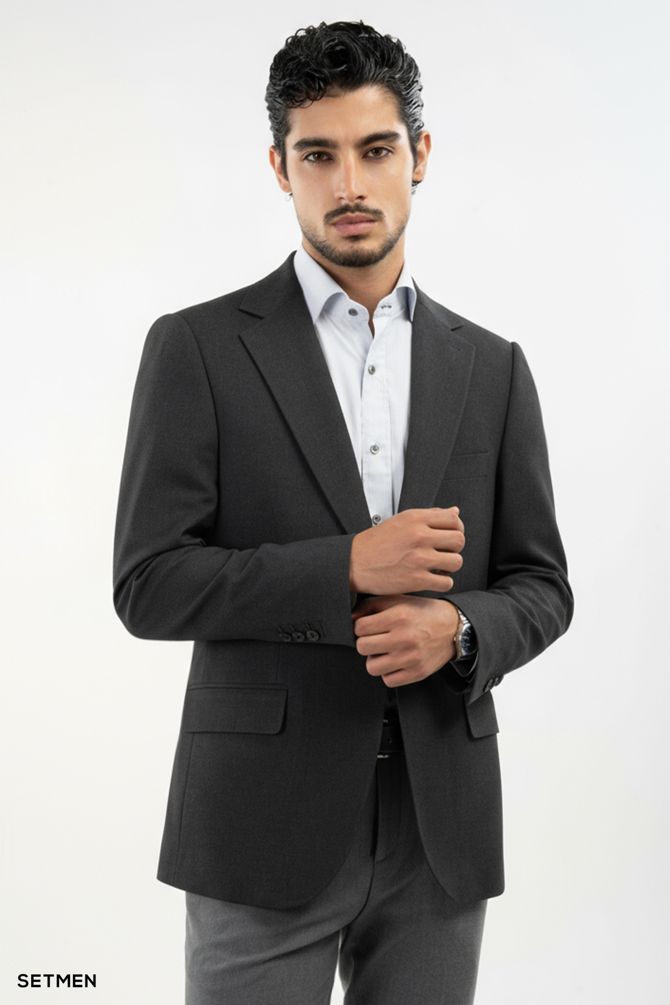 کت تک مردانه یقه انگلیسی