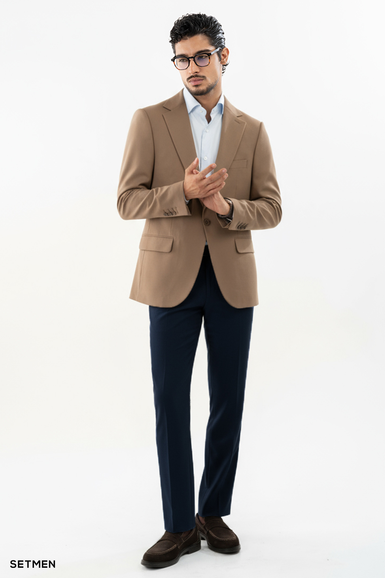 کت تک مردانه یقه انگلیسی