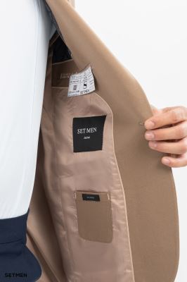 کت تک مردانه یقه انگلیسی