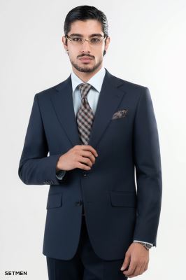 کت و شلوار مردانه دو تکه یقه انگلیسی