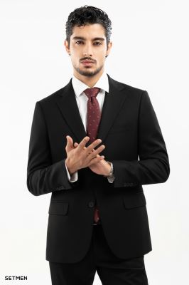 کت و شلوار مردانه دو تکه دو دکمه کلاسیک