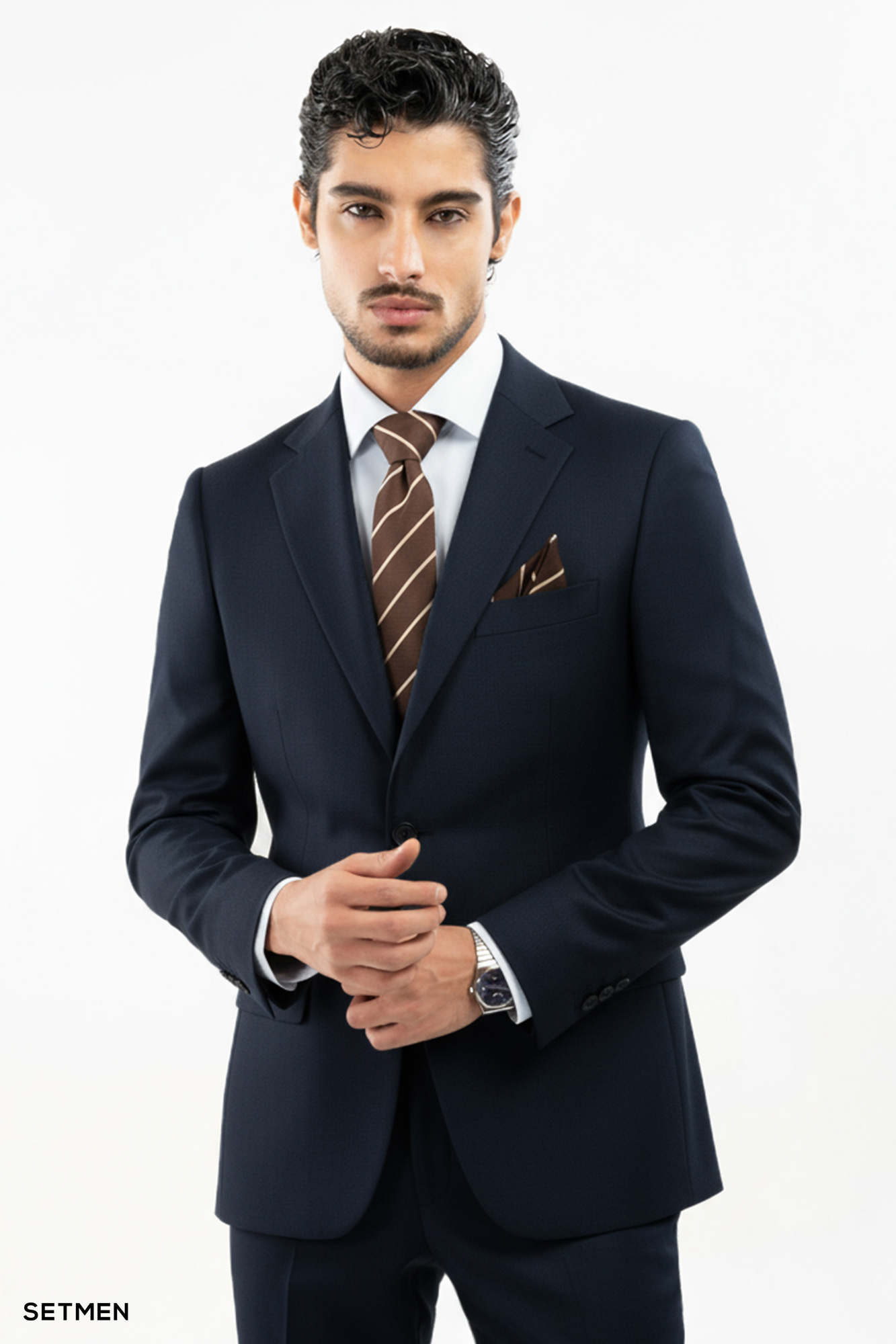 کت و شلوار مردانه دو تکه دو دکمه کلاسیک