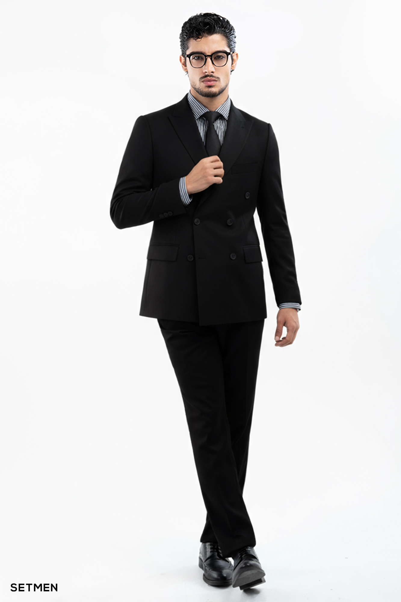 کت و شلوار مردانه دبل برست خاویاری