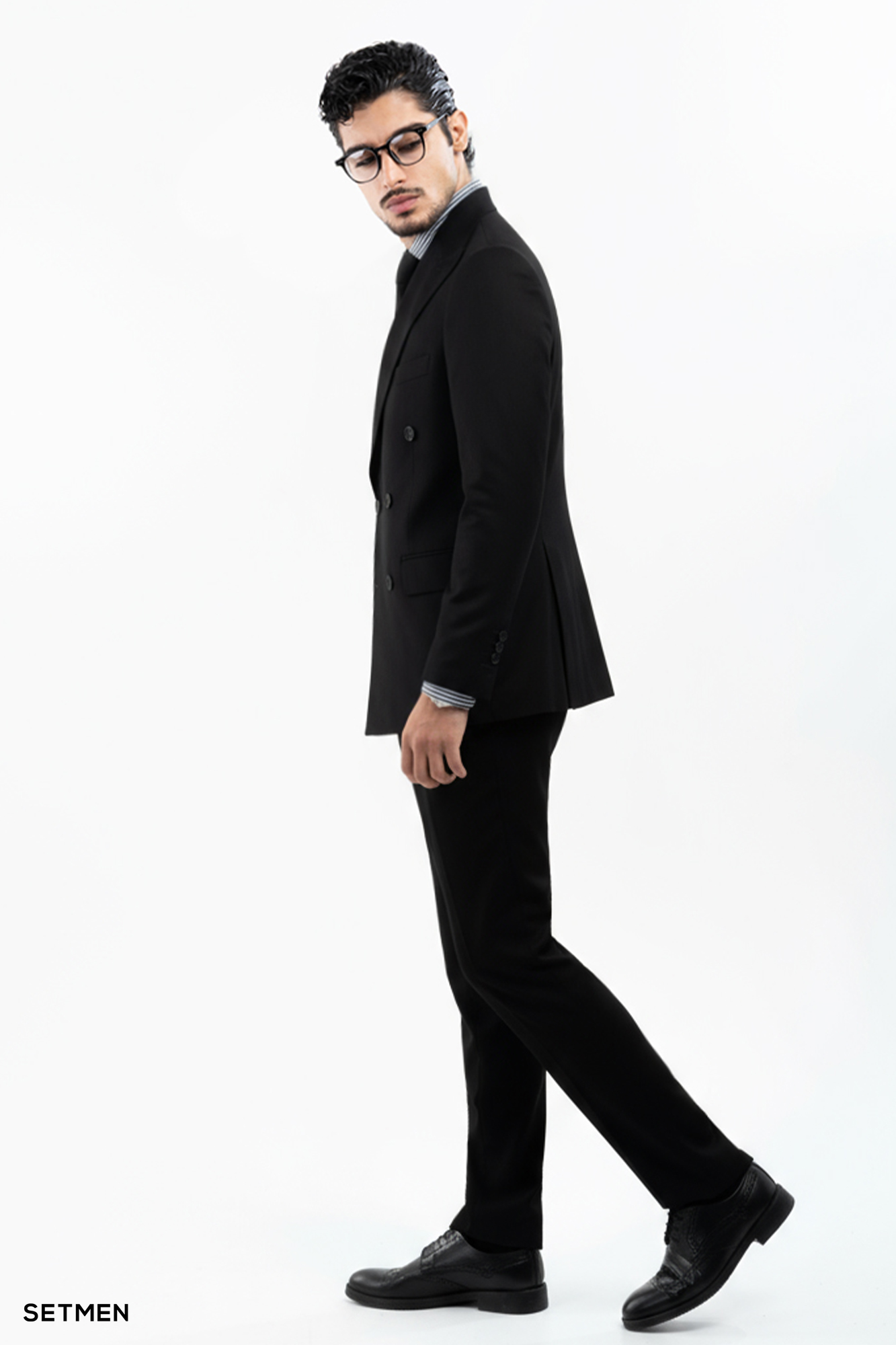 کت و شلوار مردانه دبل برست خاویاری