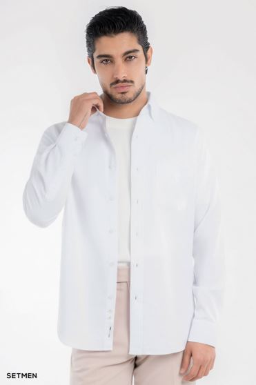 پیراهن مردانه جیب دار کج راه