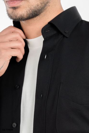 پیراهن مردانه جیب دار کج راه