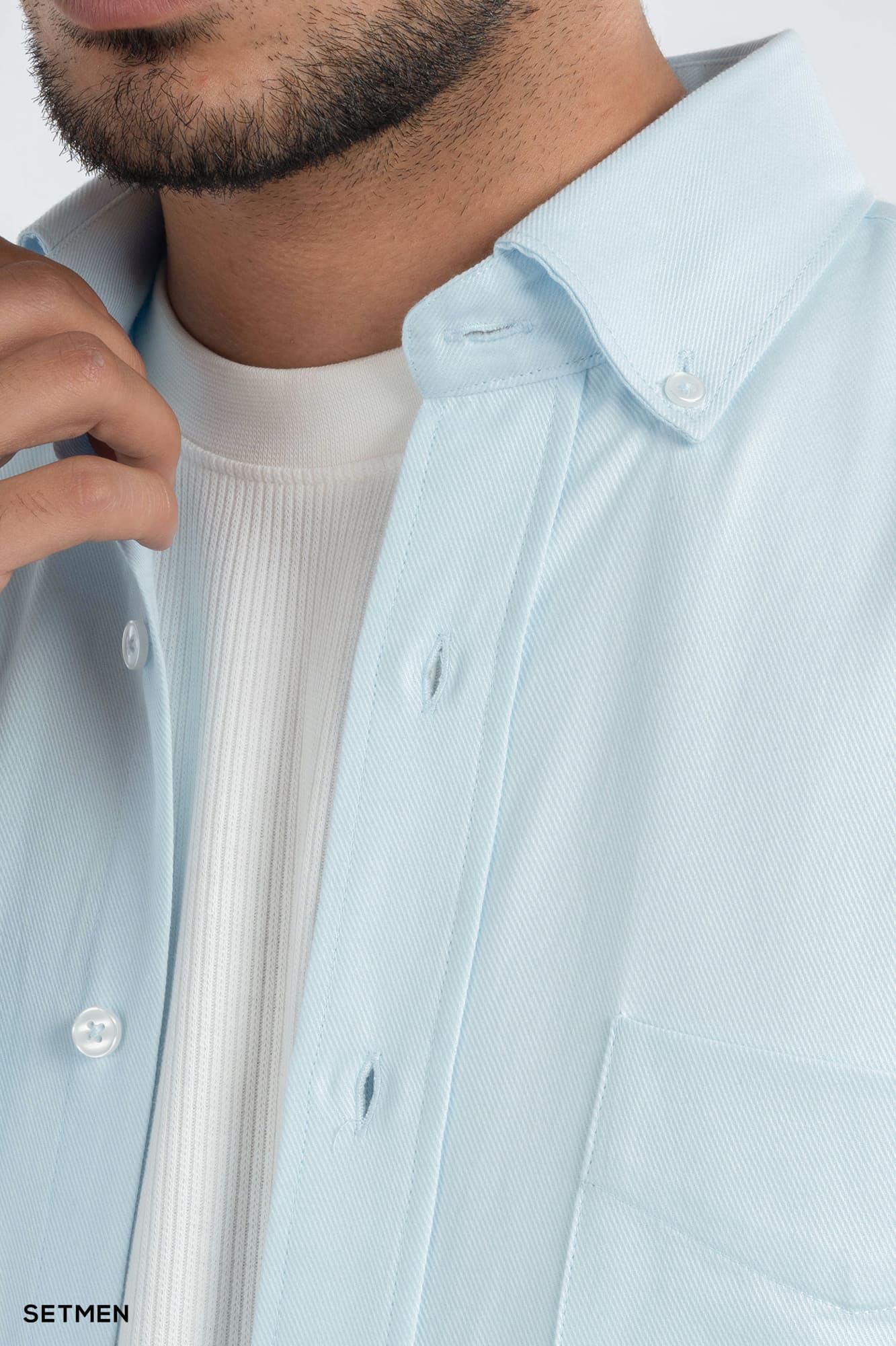 پیراهن مردانه جیب دار کج راه