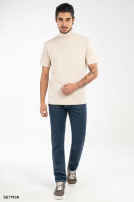 یقه اسکی مردانه آستین کوتاه