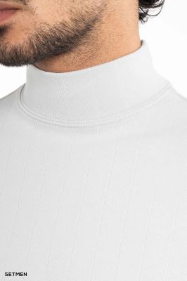 یقه اسکی مردانه آستین کوتاه