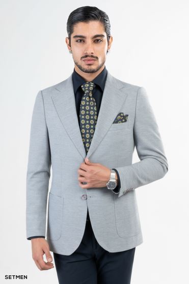 کت تک مردانه دو دکمه ساهارا