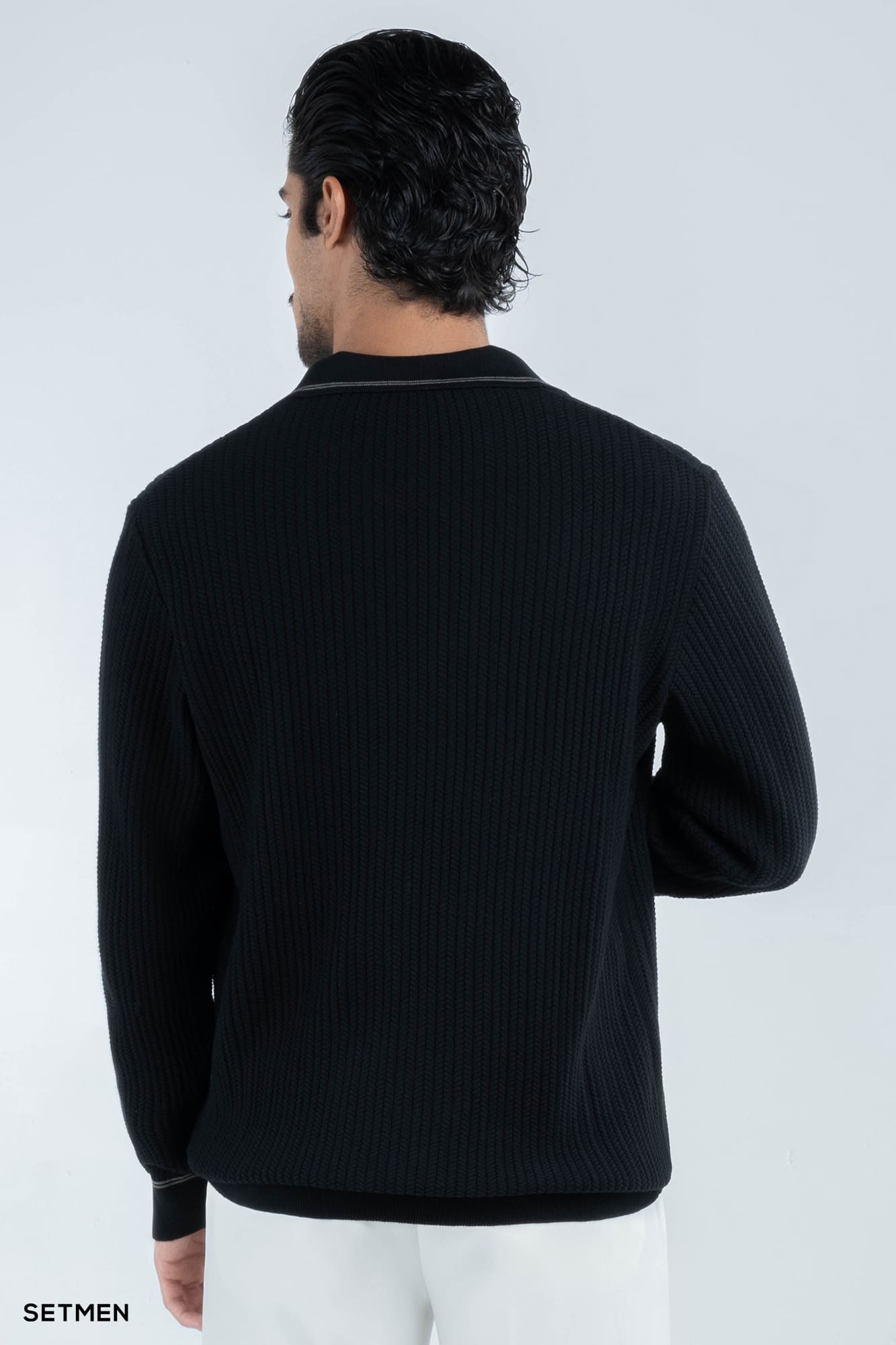 بافت مردانه یقه هفت اولد مانی