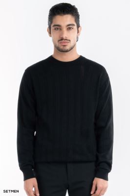 بافت مردانه یقه گرد کلاسیک