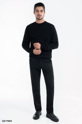 بافت مردانه یقه گرد کلاسیک