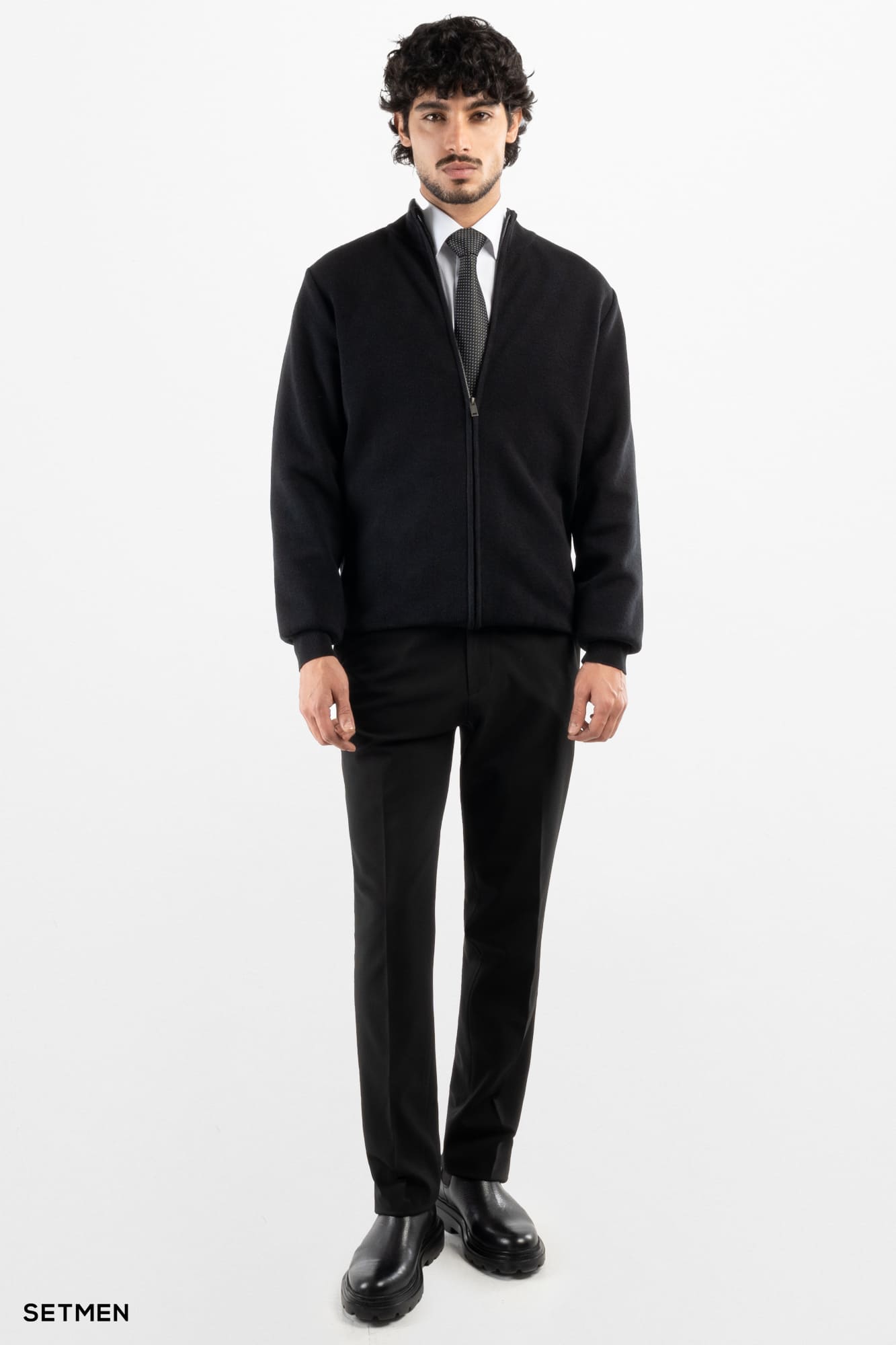 بافت مردانه تمام زیپ